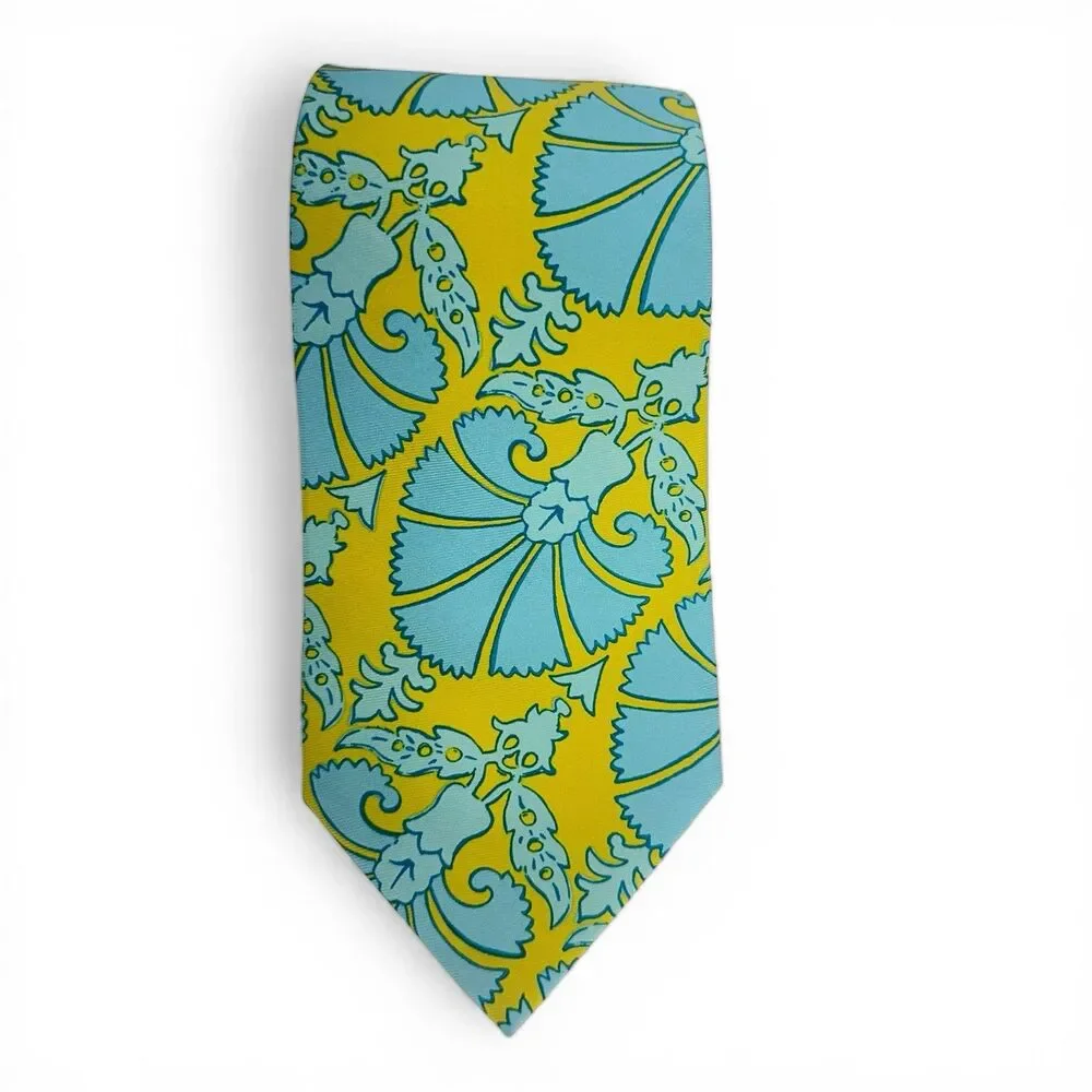 NWT Holliday & Brown Special Re-Edition Men's Silk Necktie Hand Made In Italy